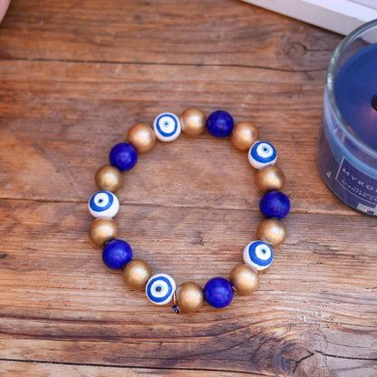 Mykonos dog collar necklace