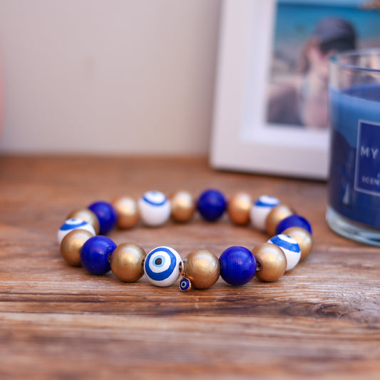 Mykonos dog collar necklace