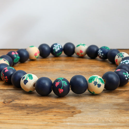 Berries autumn necklace collar