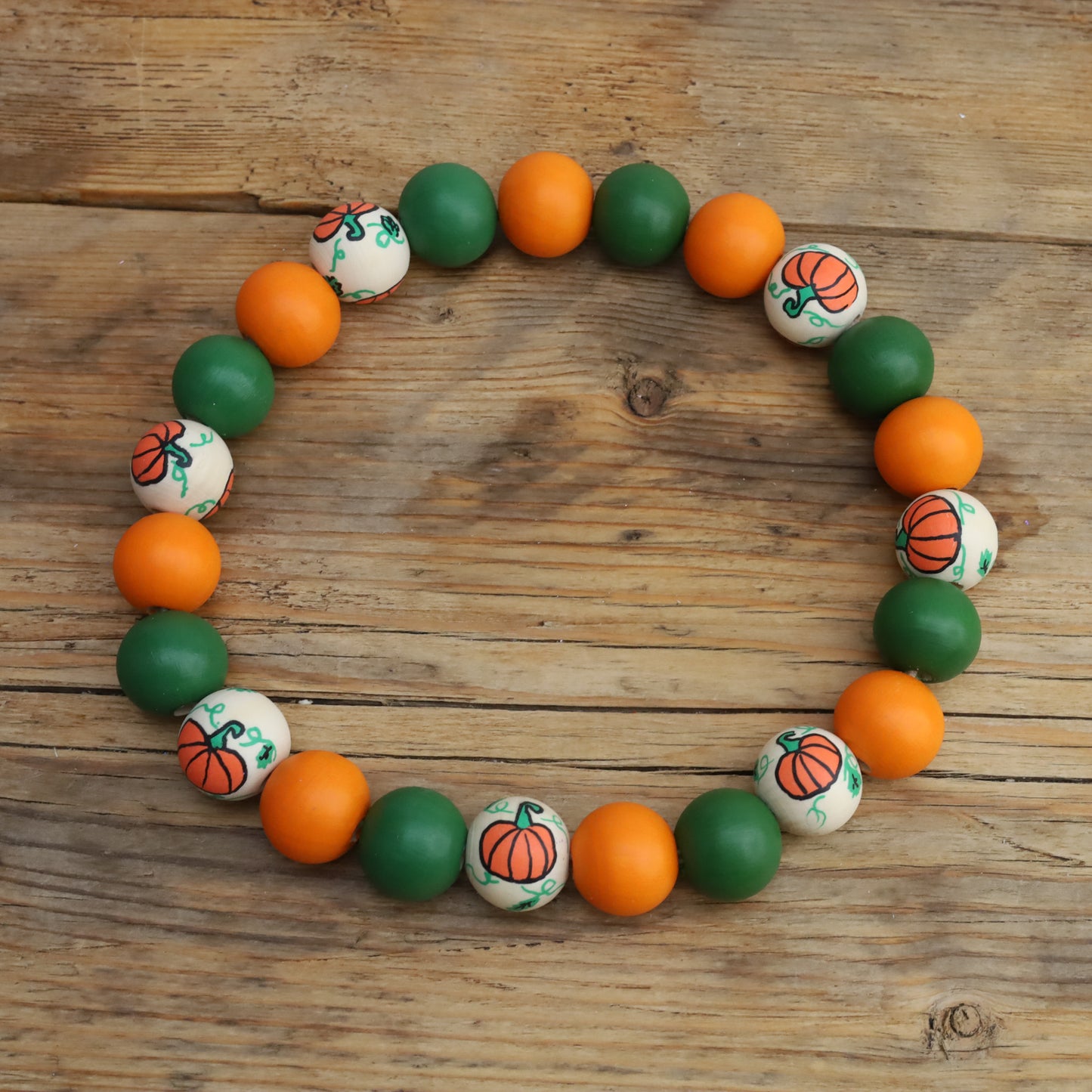Pumpkin patch autumn necklace collar