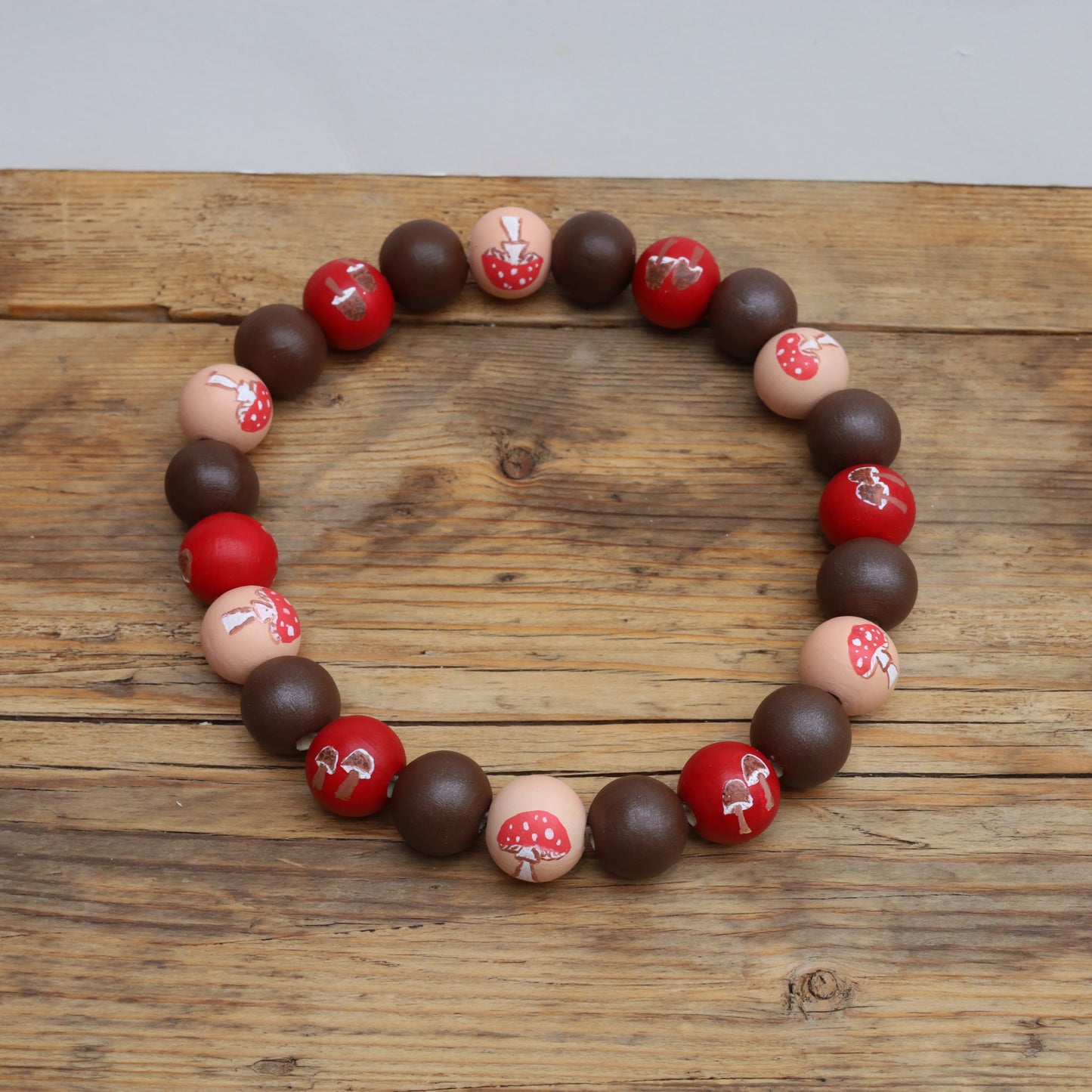 Mushrooms autumn necklace collar